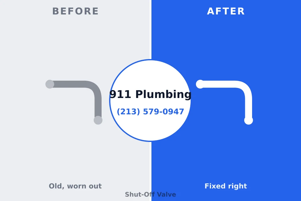 Before and after: plumbing repair White Horse, NJ